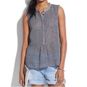 Madewell ‘Shirtfront Tank in Gingham’